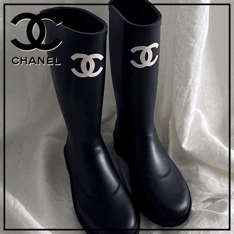 chanel rain boots 36|chanel boots price.